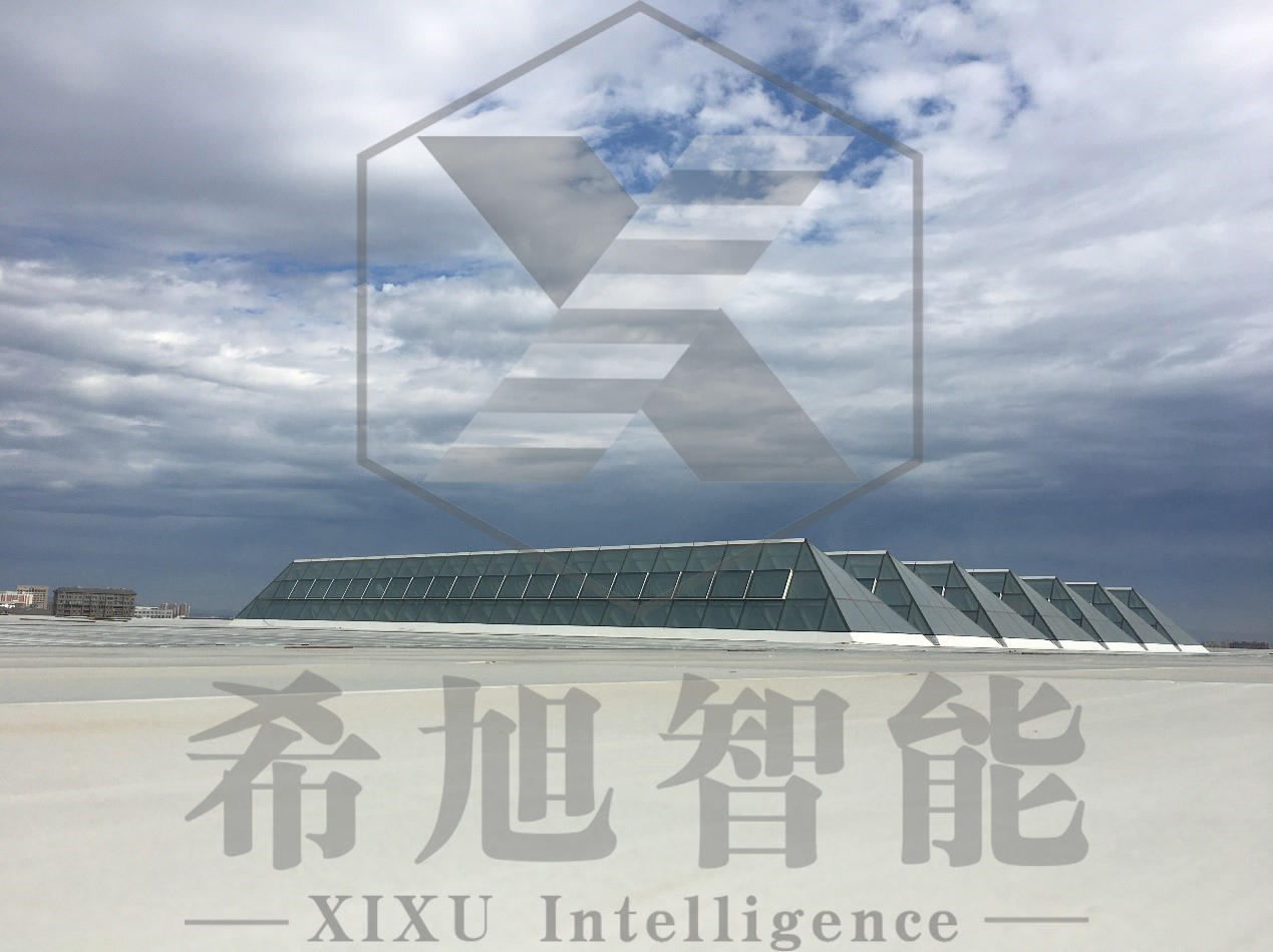 FCS折叠式天棚帘,采光顶电动遮阳帘