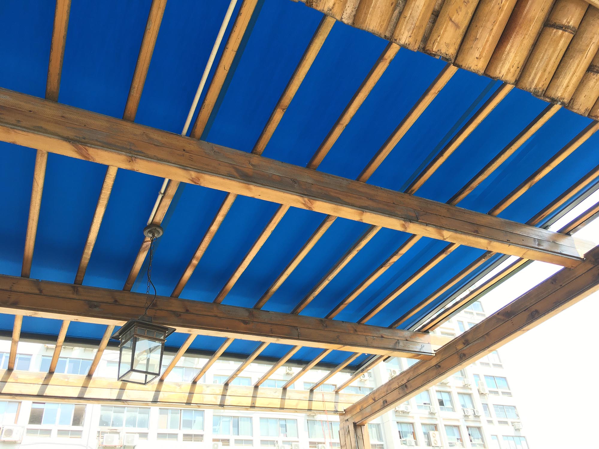 希旭智能浙江杭州《晶信大厦》遮阳天幕