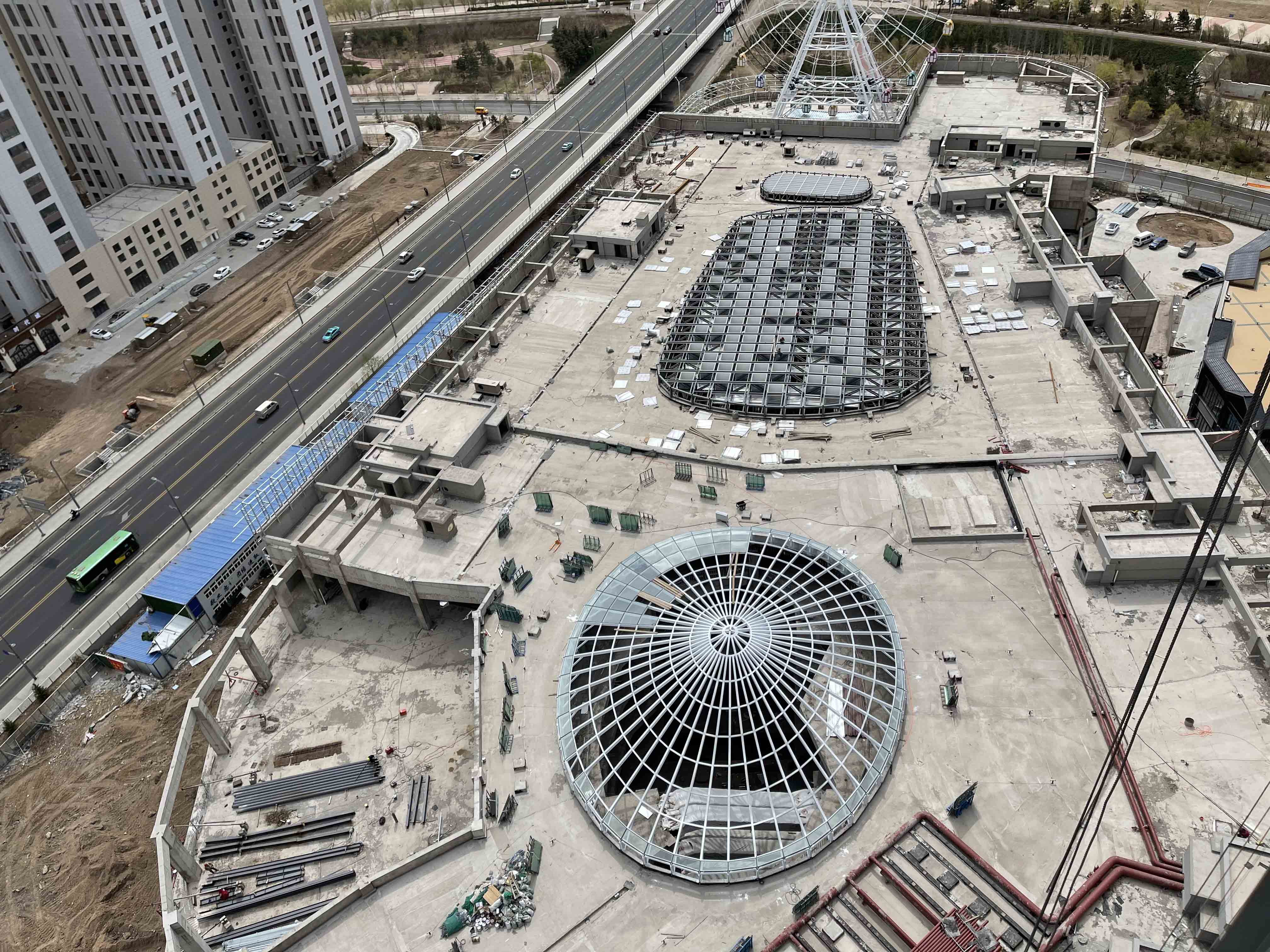 希旭智能内蒙古维多利摩尔城采光顶工程