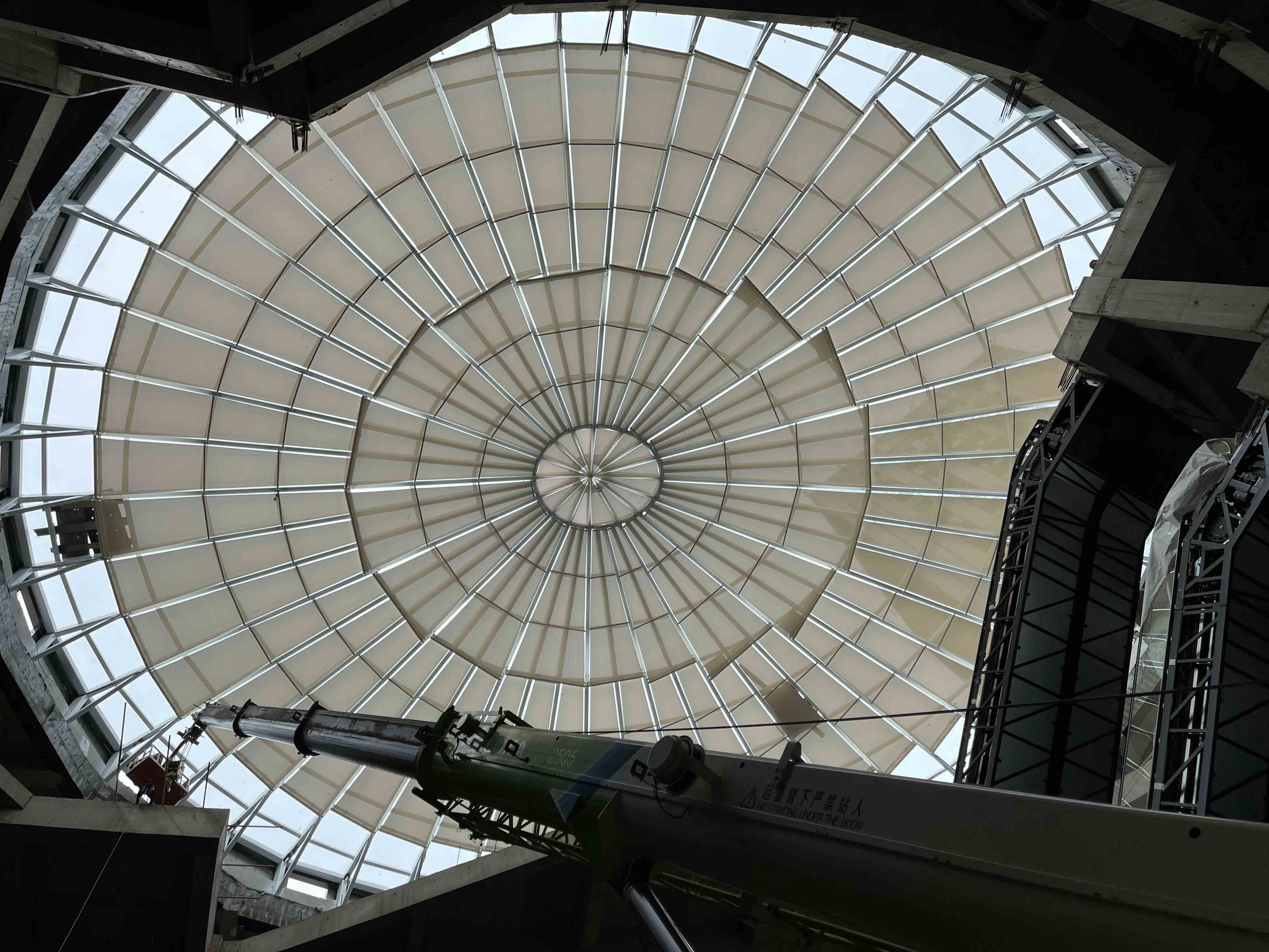 希旭智能内蒙古维多利摩尔城采光顶工程