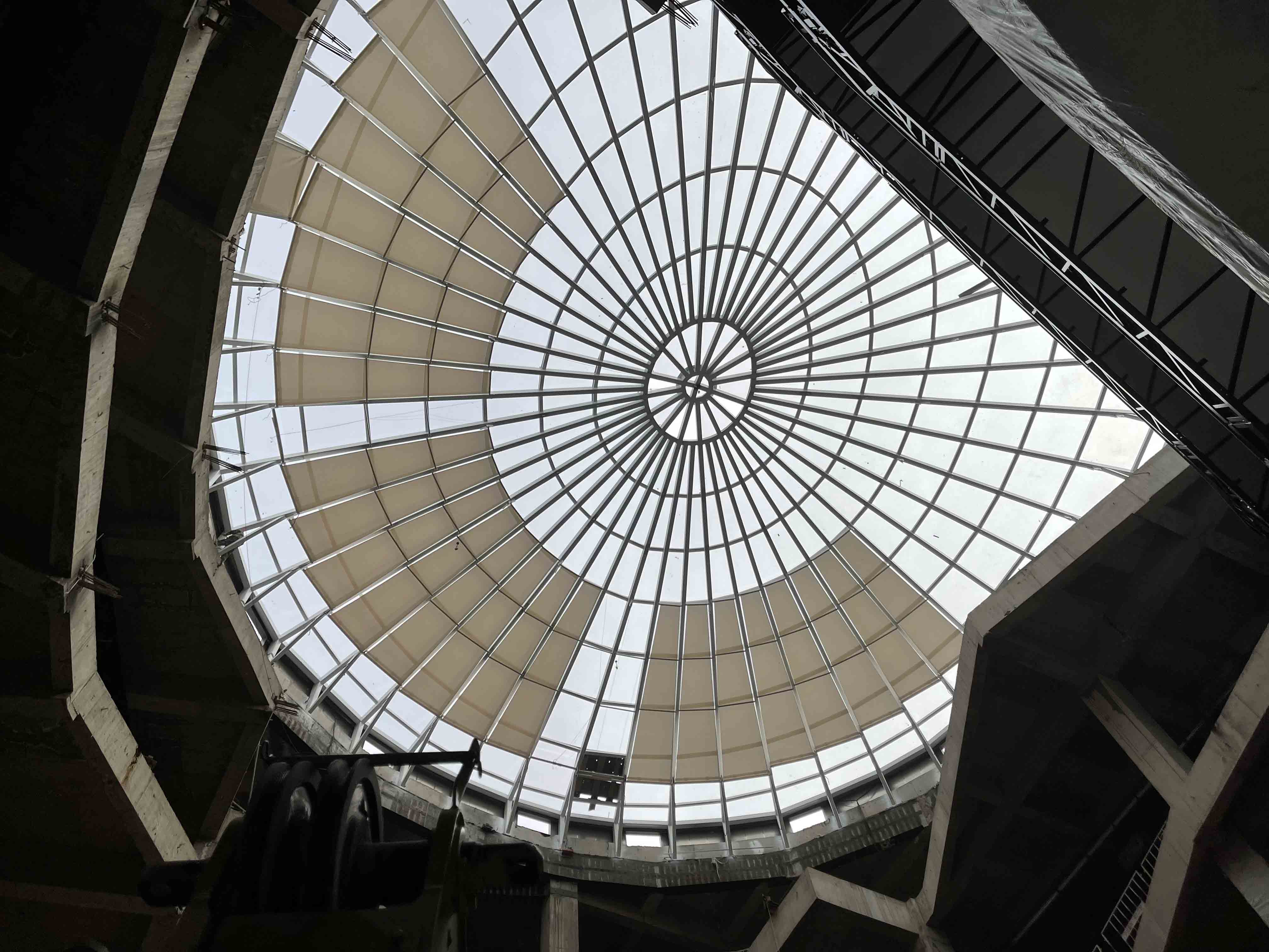 希旭智能内蒙古维多利摩尔城采光顶工程