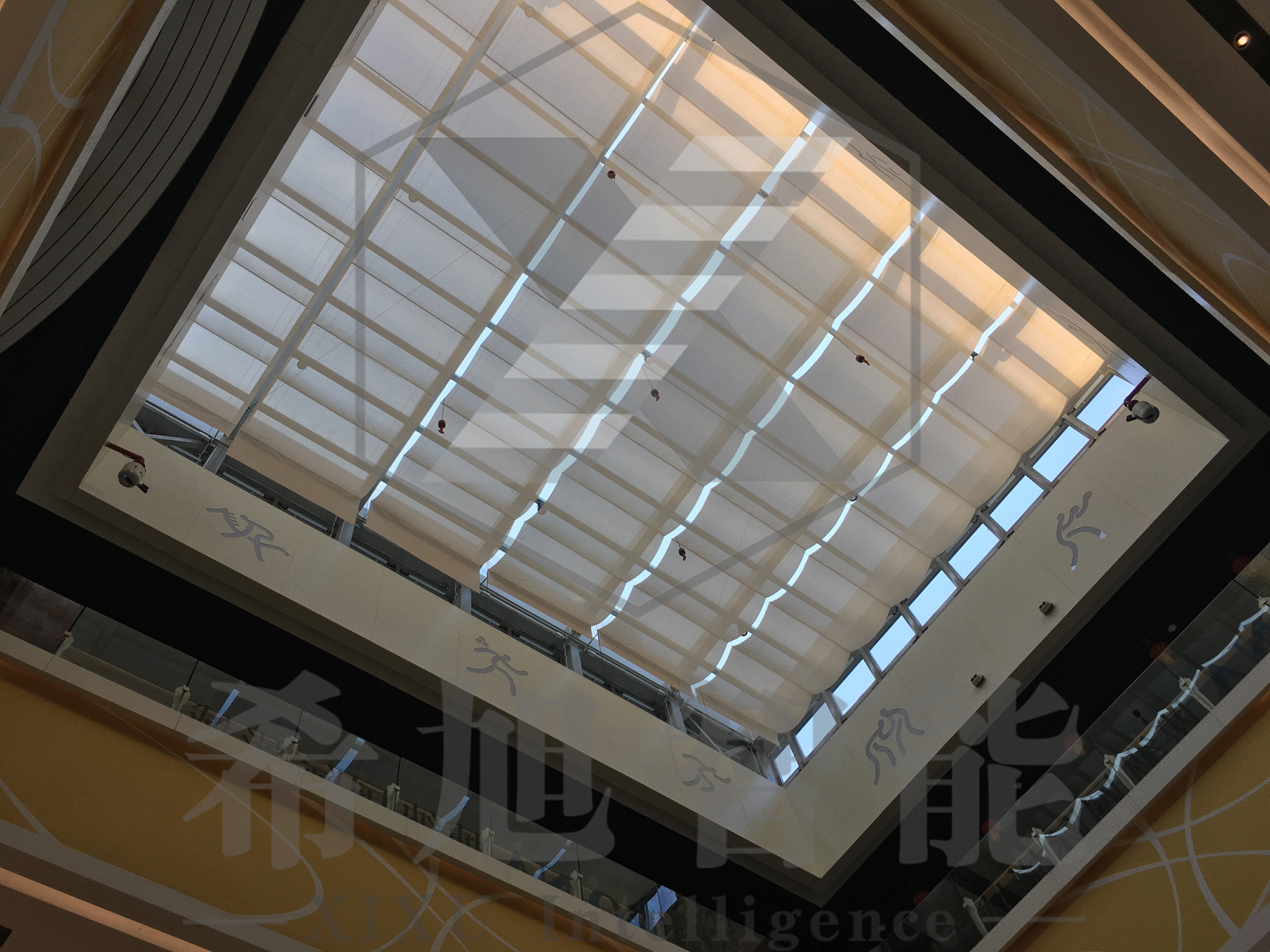 希旭智能浙江宁波宁波中体sports城采光顶工程