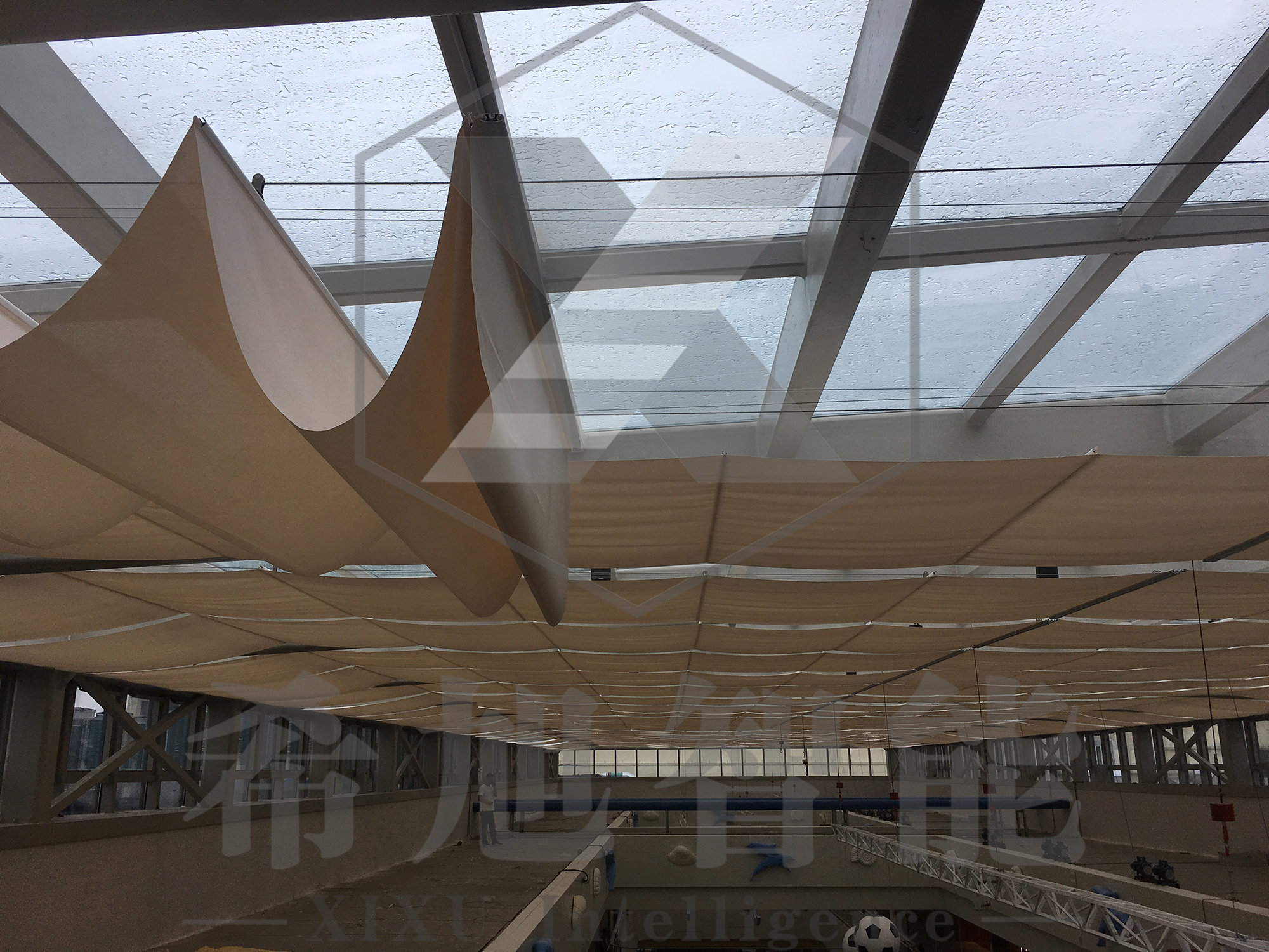 希旭智能浙江宁波宁波中体sports城采光顶工程