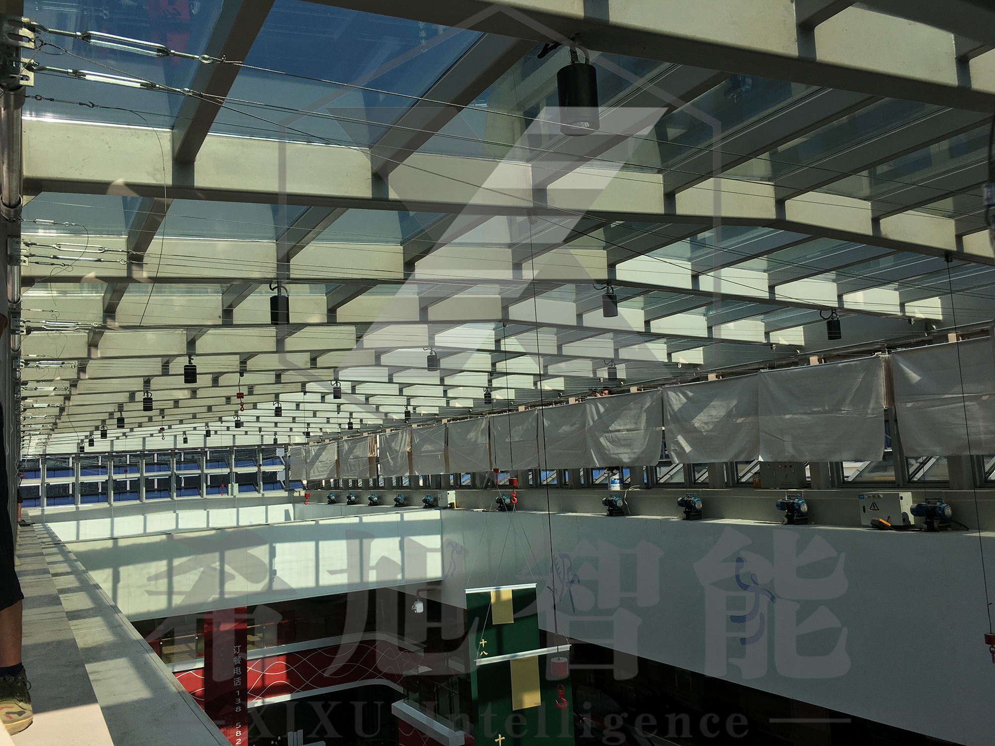 希旭智能浙江宁波宁波中体sports城采光顶工程
