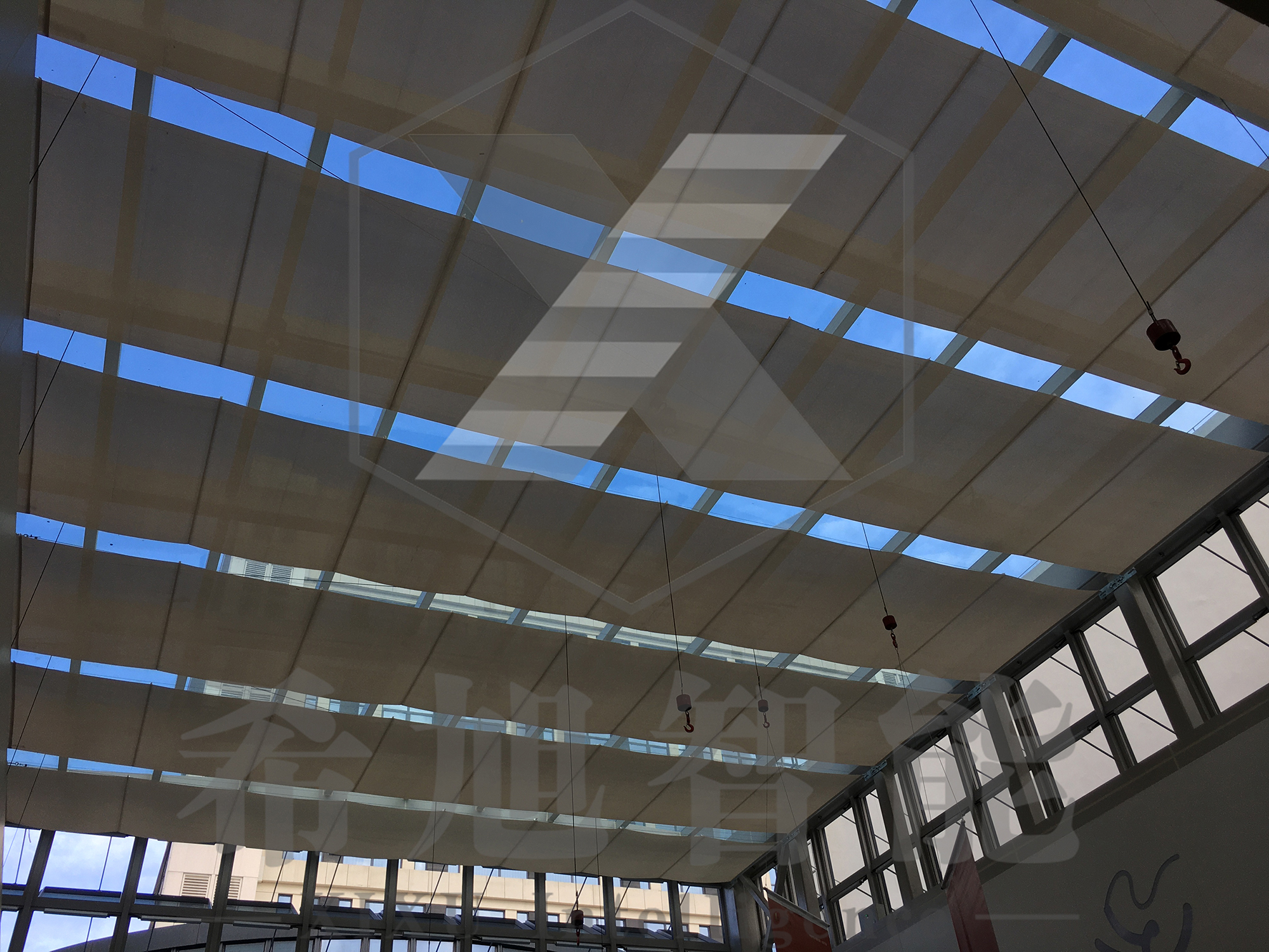 希旭智能浙江宁波宁波中体sports城采光顶工程