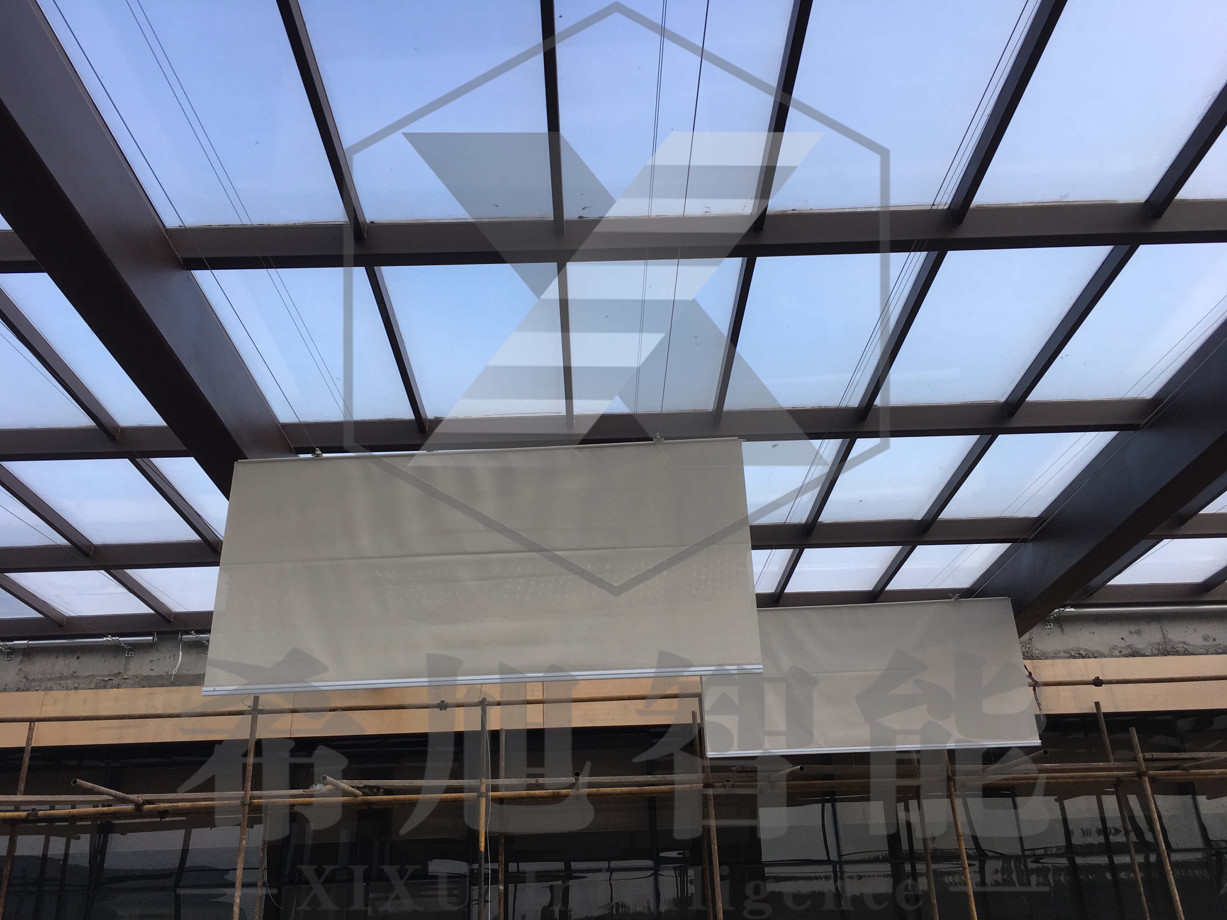 希旭智能内蒙古呼和浩特黄河梦幻水世界采光顶工程