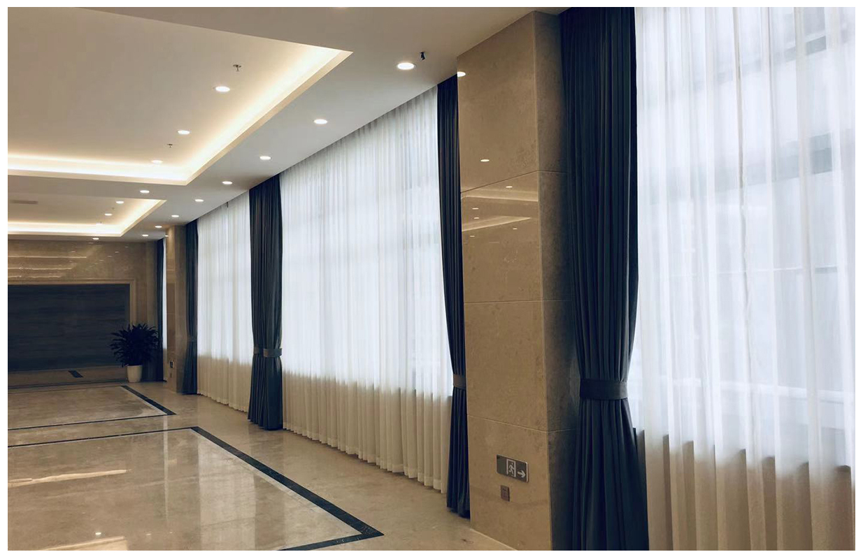 希旭智能浙江杭州浙江省委党校文欣校区遮阳窗帘工程