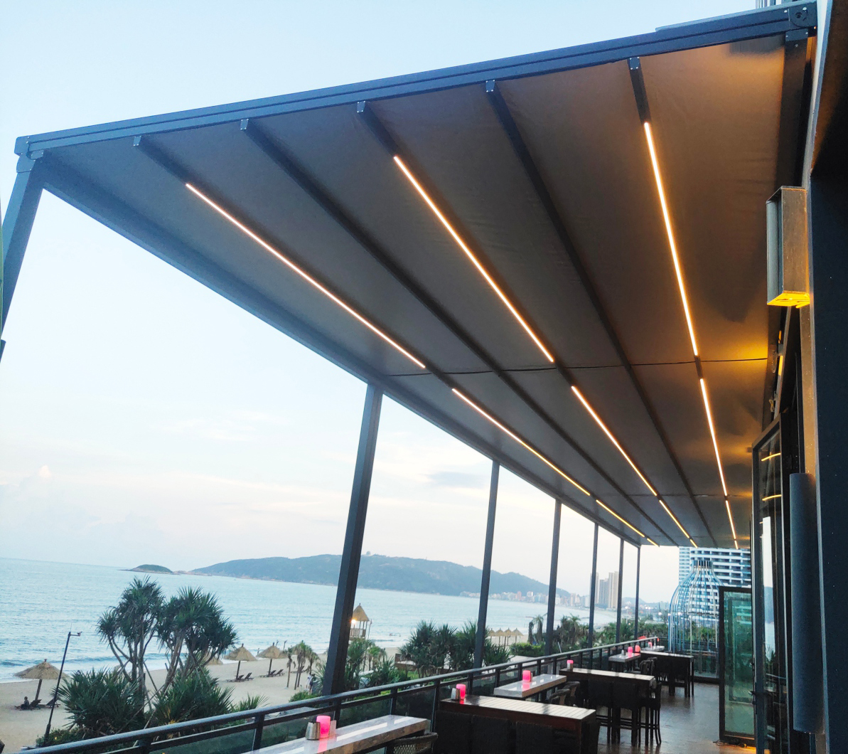 希旭智能折叠篷